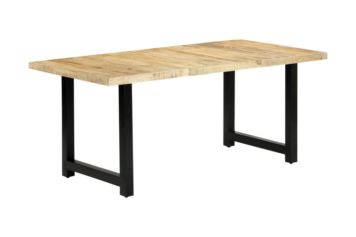 Ruokapöytä 180x90x76 cm mangopuu - Ruskea - Ruokapöydät & keittiön pöydät