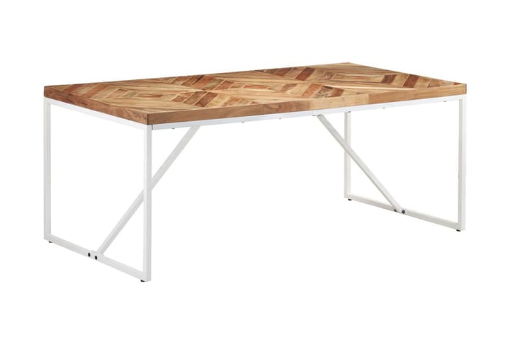 Ruokapöytä 180x90x76 cm täysi akaasia- ja mangopuu - Ruskea - Ruokapöydät & keittiön pöydät