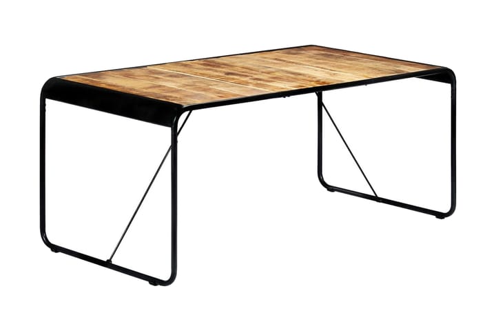 Ruokapöytä 180x90x76 cm täysi karkea mangopuu - Ruskea - Ruokapöydät & keittiön pöydät