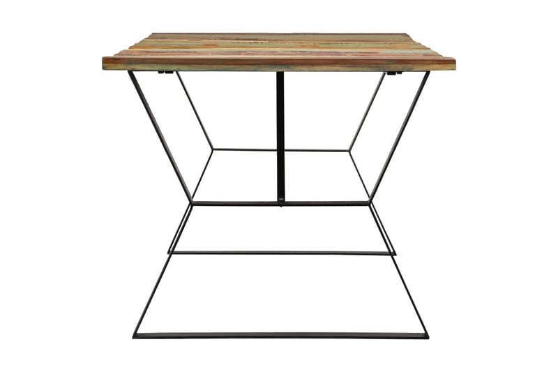 Ruokapöytä 180x90x76 cm täysi kierrätetty puu - Monivärinen - Huonekalut - Pöytä & ruokailuryhmä - Ruokapöydät & keittiön pöydät