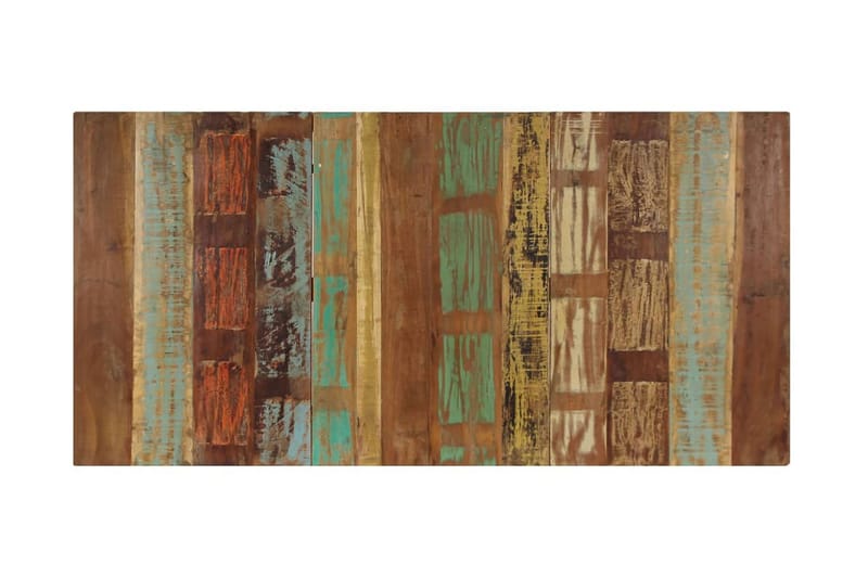 Ruokapöytä 180x90x76 cm täysi kierrätetty puu - Monivärinen - Huonekalut - Pöytä & ruokailuryhmä - Ruokapöydät & keittiön pöydät