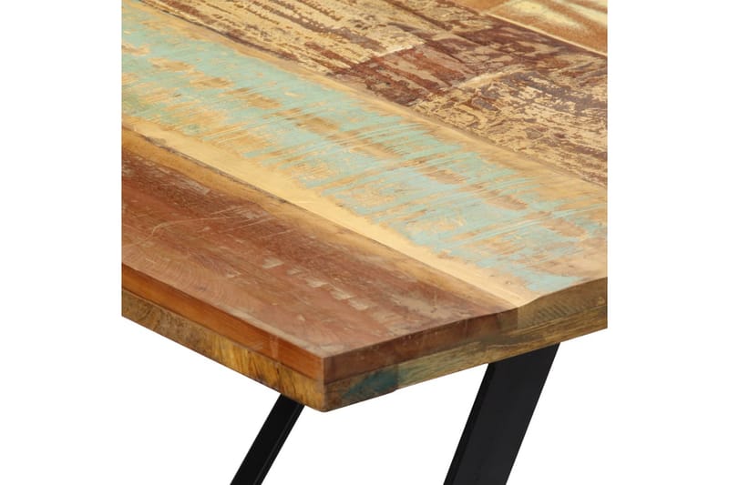 Ruokapöytä 180x90x76 cm täysi kierrätetty puu - Monivärinen - Huonekalut - Pöytä & ruokailuryhmä - Ruokapöydät & keittiön pöydät
