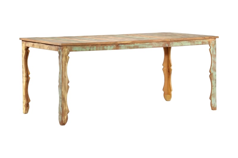 Ruokapöytä 180x90x76 cm täysi kierrätetty puu - Ruskea - Huonekalut - Pöytä & ruokailuryhmä - Ruokapöydät & keittiön pöydät