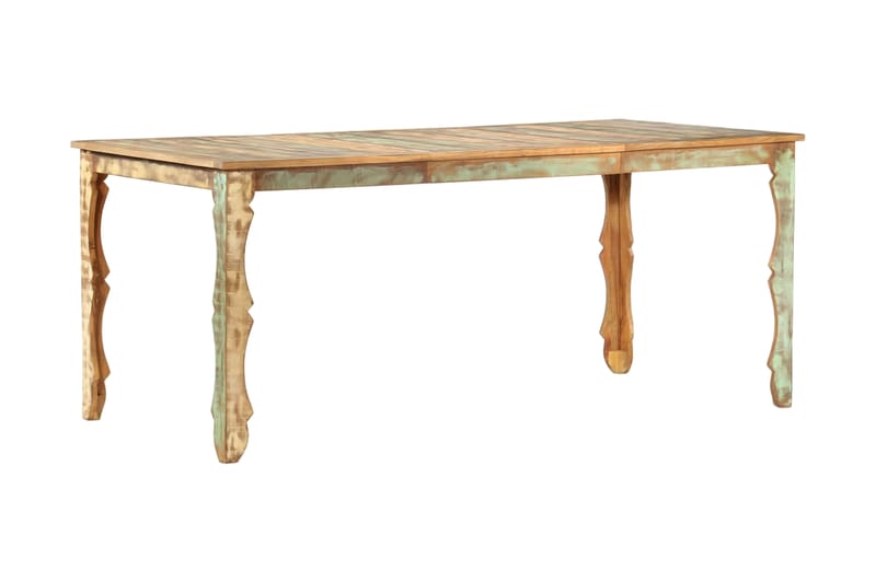 Ruokapöytä 180x90x76 cm täysi kierrätetty puu - Ruskea - Huonekalut - Pöytä & ruokailuryhmä - Ruokapöydät & keittiön pöydät
