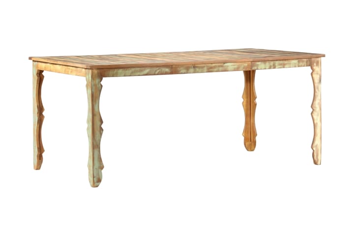 Ruokapöytä 180x90x76 cm täysi kierrätetty puu - Ruskea - Ruokapöydät & keittiön pöydät
