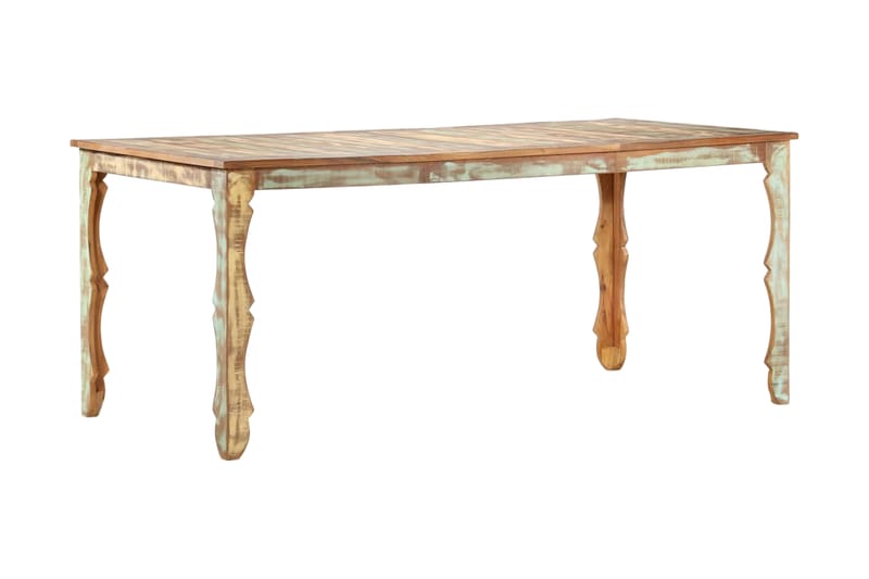 Ruokapöytä 180x90x76 cm täysi kierrätetty puu - Ruskea - Huonekalut - Pöytä & ruokailuryhmä - Ruokapöydät & keittiön pöydät