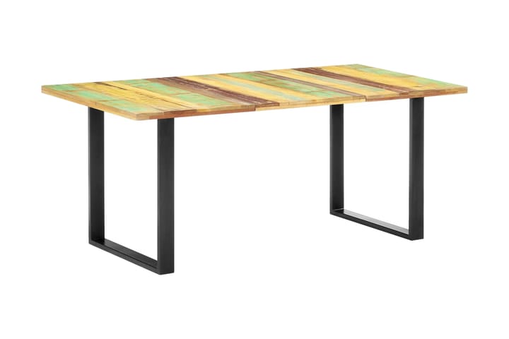 Ruokap�öytä 180x90x76 cm täysi kierrätetty puu - Monivärinen - Ruokapöydät & keittiön pöydät