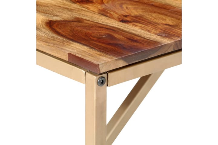 Ruokapöytä 180x90x76 cm täysi seesampuu - Ruskea - Ruokapöydät & keittiön pöydät