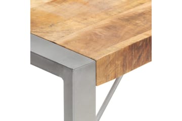 Ruokapöytä 200x100x75 cm täysi karkea mangopuu - Huonekalut - Pöytä & ruokailuryhmä - Ruokapöydät & keittiön pöydät