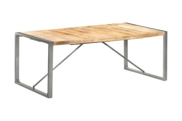 Ruokapöytä 200x100x75 cm täysi karkea mangopuu - Huonekalut - Pöytä & ruokailuryhmä - Ruokapöydät & keittiön pöydät