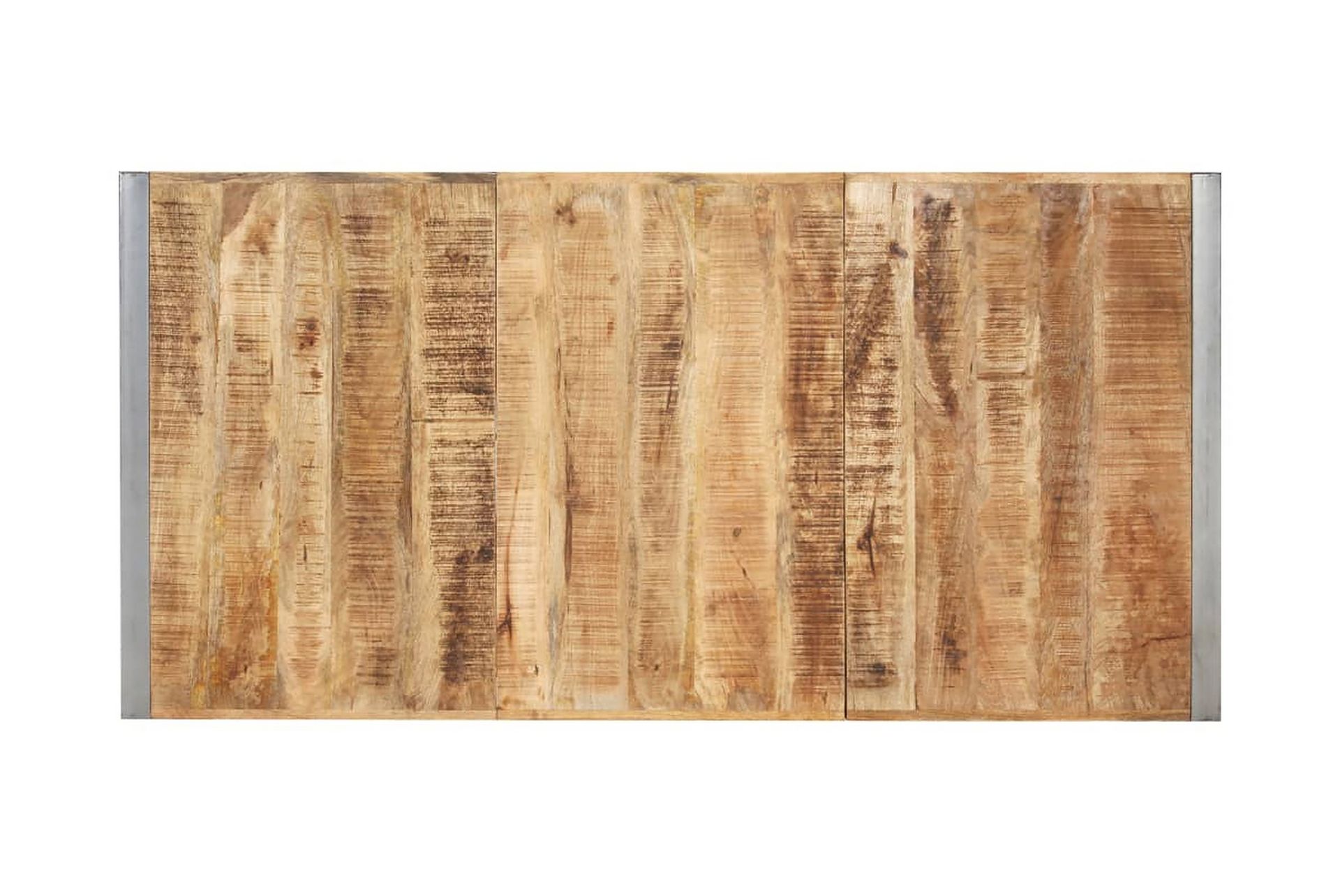 Ruokapöytä 200x100x75 cm täysi karkea mangopuu - Huonekalut - Pöytä & ruokailuryhmä - Ruokapöydät & keittiön pöydät