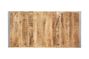Ruokapöytä 200x100x75 cm täysi karkea mangopuu - Huonekalut - Pöytä & ruokailuryhmä - Ruokapöydät & keittiön pöydät