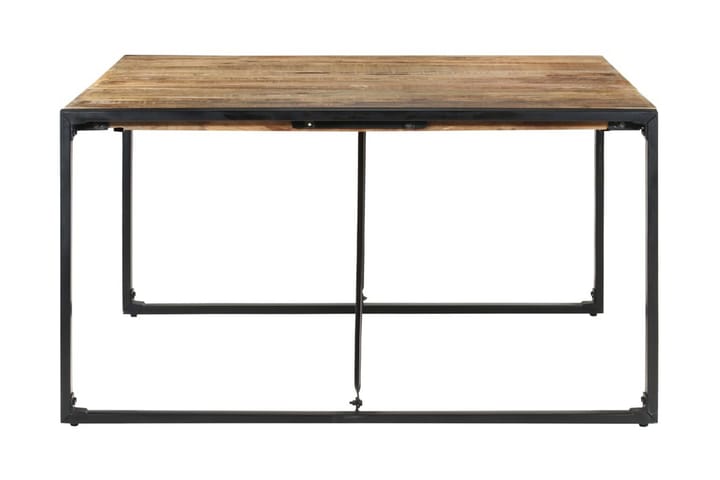 Ruokapöytä 220x100x75 cm karkea mangopuu - Ruskea - Ruokapöydät & keittiön pöydät
