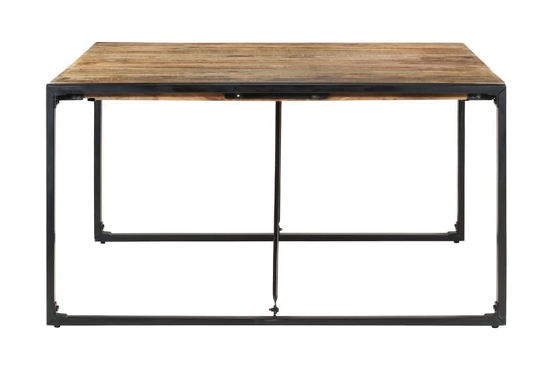 Ruokapöytä 220x100x75 cm karkea mangopuu - Ruskea - Huonekalut - Pöytä & ruokailuryhmä - Ruokapöydät & keittiön pöydät