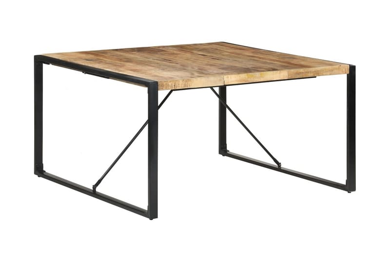 Ruokapöytä 220x100x75 cm karkea mangopuu - Ruskea - Huonekalut - Pöytä & ruokailuryhmä - Ruokapöydät & keittiön pöydät