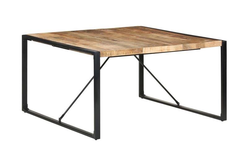 Ruokapöytä 220x100x75 cm karkea mangopuu - Ruskea - Huonekalut - Pöytä & ruokailuryhmä - Ruokapöydät & keittiön pöydät