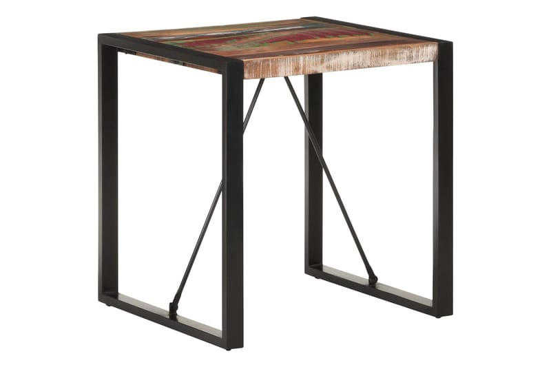 Ruokapöytä 70x70x75 cm kierrätetty täyspuu - Musta - Huonekalut - Pöytä & ruokailuryhmä - Ruokapöydät & keittiön pöydät