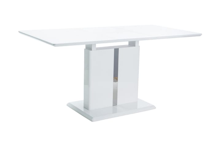 Ruokapöytä Achiote Jatkettava 110 cm - Valkoinen/Hopea - Ruokapöydät & keittiön pöydät
