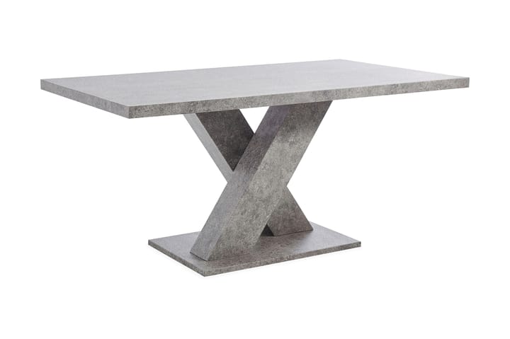 Ruokapöytä Agdis 160 cm - Harmaa - Ruokapöydät & keittiön pöydät