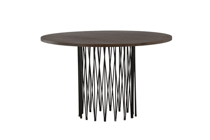 Ruokapöytä Alismo 120 cm Pyöreä - Ruskea - Ruokapöydät & keittiön pöydät
