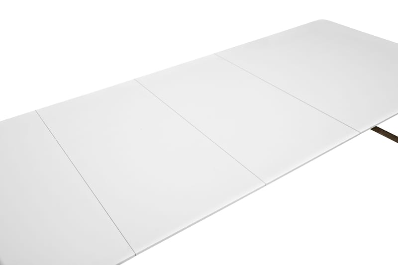 Ruokapöytä Andrarum Waltham jatkettava ruokapöytä 180 cm Valkoinen - Huonekalut - Pöytä & ruokailuryhmä - Ruokapöydät & keittiön pöydät