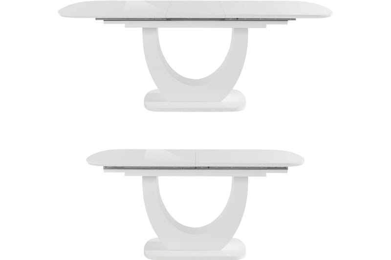 Ruokapöytä Ashleys Soikea 160 cm - Valkoinen - Huonekalut - Pöytä & ruokailuryhmä - Ruokapöydät & keittiön pöydät