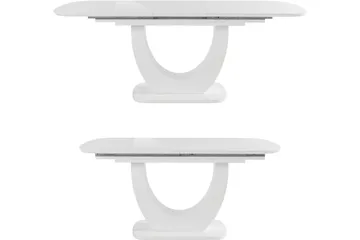 Ruokapöytä Ashleys Soikea 160 cm - Valkoinen - Huonekalut - Pöytä & ruokailuryhmä - Ruokapöydät & keittiön pöydät