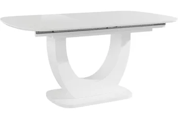 Ruokapöytä Ashleys Soikea 160 cm - Valkoinen - Huonekalut - Pöytä & ruokailuryhmä - Ruokapöydät & keittiön pöydät