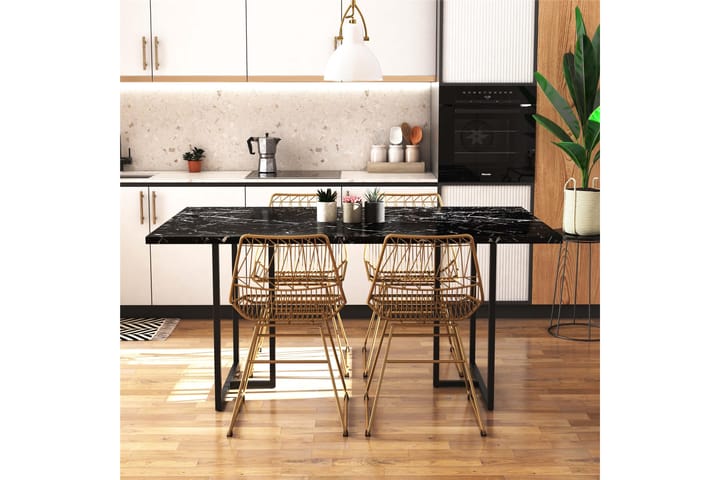 Ruokapöytä Astoria Marmori - Musta - Ruokapöyd�ät & keittiön pöydät