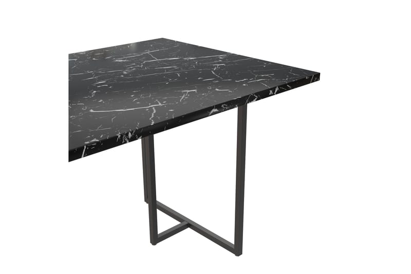 Ruokapöytä Astoria Marmori - Musta - Huonekalut - Pöytä & ruokailuryhmä - Ruokapöydät & keittiön pöydät