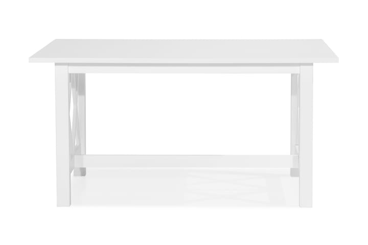 Ruokapöytä Aveza 150x100 cm - Mattavalkoinen - Ruokapöydät & keittiön pöydät