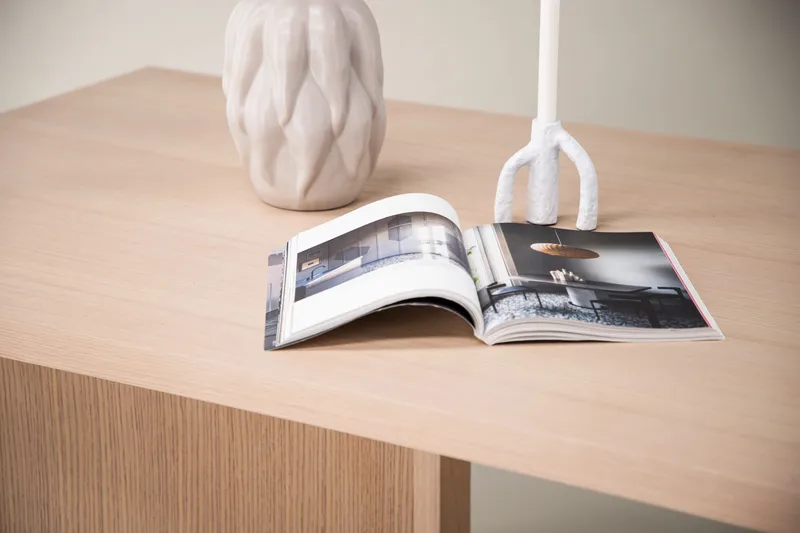 Ruokapöytä Bassholmen 240x100 cm - Valkoinen - Huonekalut - Pöytä & ruokailuryhmä - Ruokapöydät & keittiön pöydät