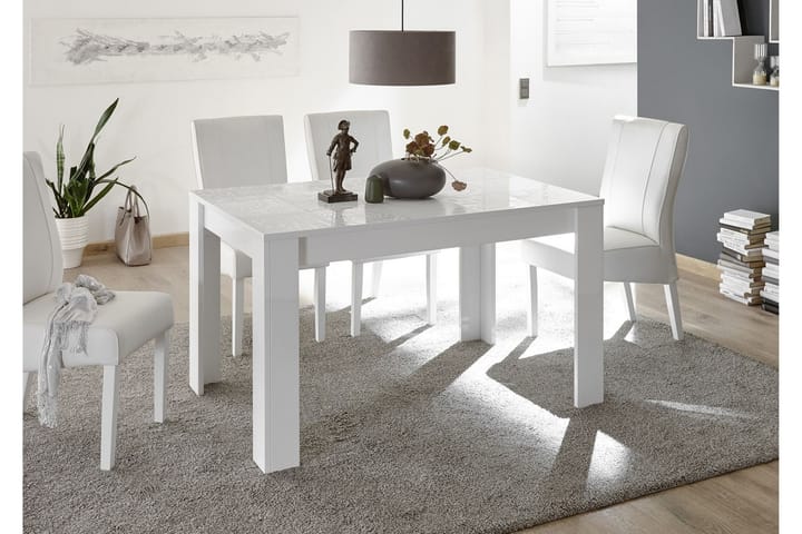 Ruokapöytä Bayoner Jatkettava 180 cm - Valkoinen - Ruokapöydät & keittiön pöydät