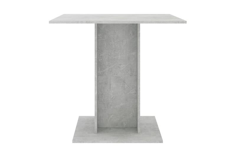Ruokapöytä betoninharmaa 80x80x75 cm lastulevy - Harmaa - Huonekalut - Pöytä & ruokailuryhmä - Ruokapöydät & keittiön pöydät