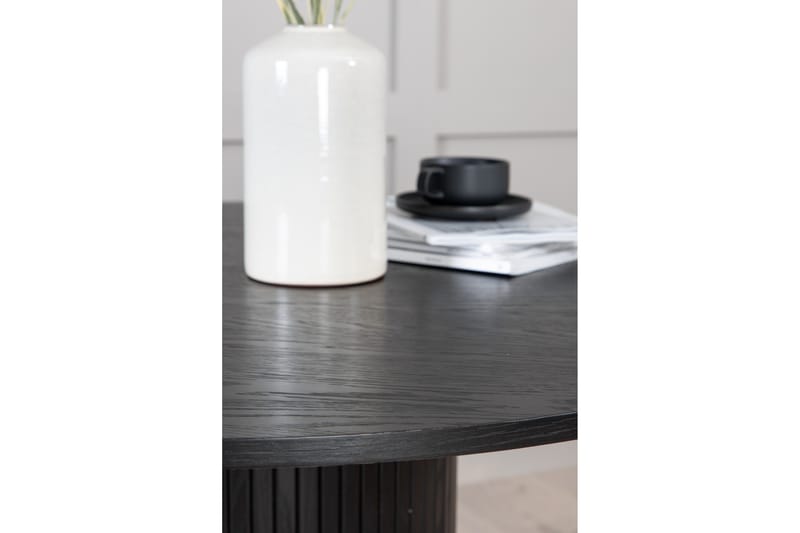 Ruokapöytä Bianca 110 cm Pyöreä - Musta - Huonekalut - Pöytä & ruokailuryhmä - Ruokapöydät & keittiön pöydät