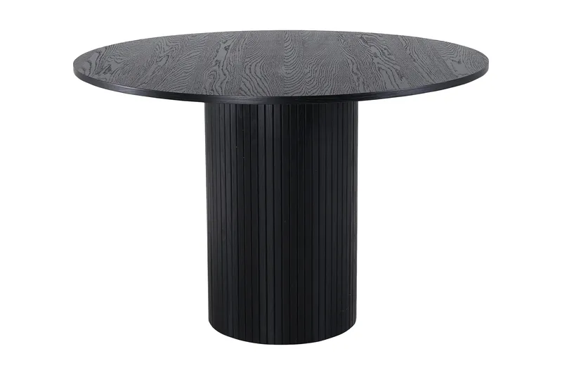 Ruokapöytä Bianca 110 cm Pyöreä, Musta