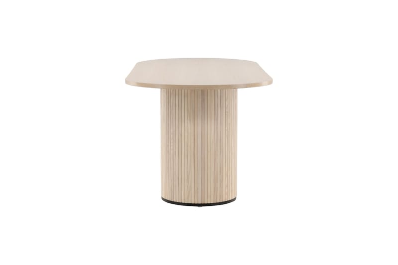 Ruokapöytä Bianca 200 cm Soikea - Beige - Huonekalut - Pöytä & ruokailuryhmä - Ruokapöydät & keittiön pöydät