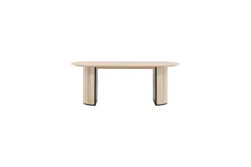 Ruokapöytä Bianca 200 cm Soikea - Beige - Huonekalut - Pöytä & ruokailuryhmä - Ruokapöydät & keittiön pöydät