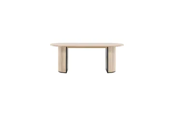 Ruokapöytä Bianca 200 cm Soikea - Beige - Huonekalut - Pöytä & ruokailuryhmä - Ruokapöydät & keittiön pöydät