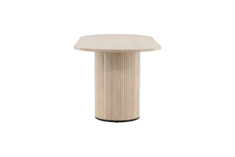 Ruokapöytä Bianca 200 cm Soikea - Beige - Huonekalut - Pöytä & ruokailuryhmä - Ruokapöydät & keittiön pöydät