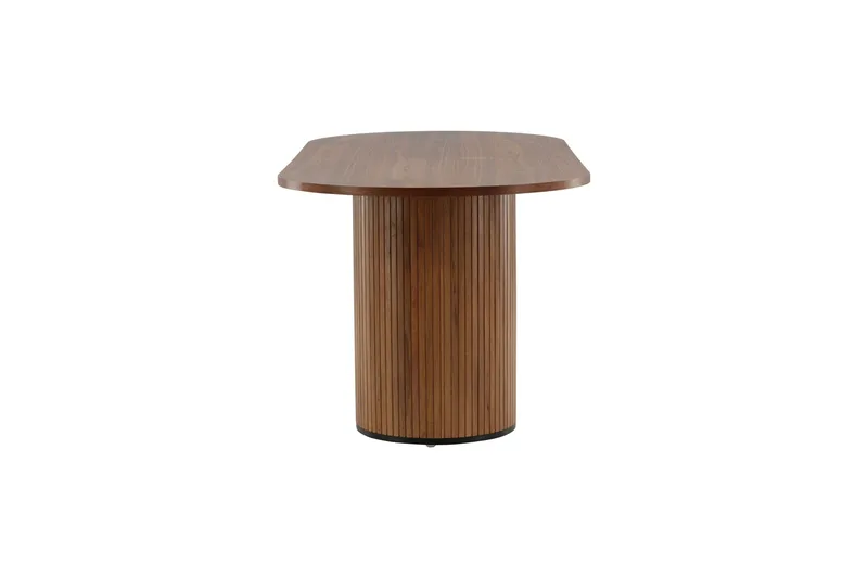 Ruokapöytä Bianca 200 cm Soikea - Pähkinänruskea - Huonekalut - Pöytä & ruokailuryhmä - Ruokapöydät & keittiön pöydät