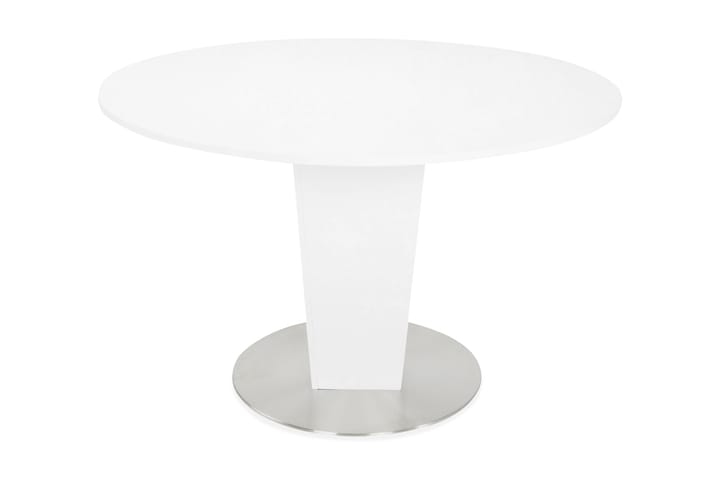 Ruokapöytä Blocco 120 cm Pyöreä - Valkoinen - Ruokapöydät & keittiön p�öydät