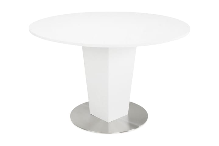 Ruokapöytä Blocco 120 cm Pyöreä - Valkoinen - Ruokapöydät & keittiön pöydät