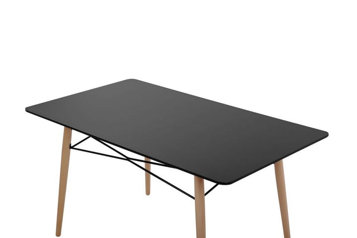 Ruokapöytä Brayshaw 140x80 cm - Musta - Ruokapöydät & keittiön pöydät