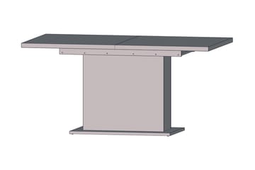 Ruokapöytä Breage 90 cm - Ruskea/Valkoinen - Huonekalut - Pöytä & ruokailuryhmä - Ruokapöydät & keittiön pöydät