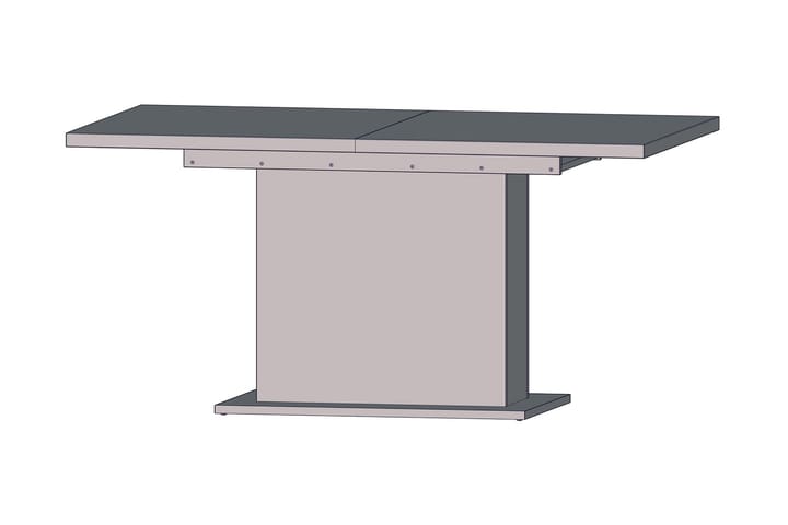 Ruokapöytä Breage 90 cm - Ruskea/Valkoinen - Ruokapöydät & keittiön pöydät