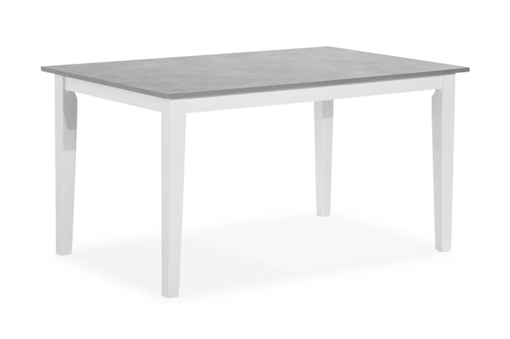 Ruokapöytä Camillie - Valkoinen/Puu - Ruokapöydät & keittiön pöydät
