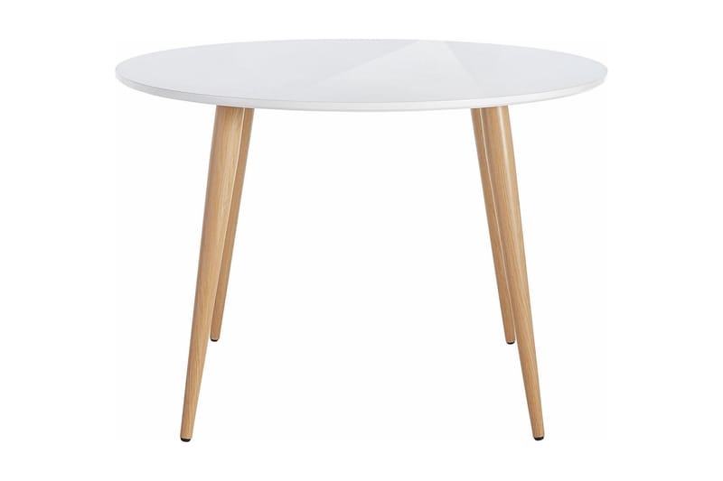 Ruokapöytä Carete 110 cm, Valkoinen