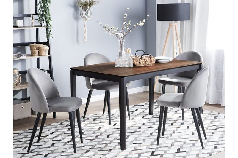 Ruokapöytä Cedar 135 cm - Musta - Huonekalut - Pöytä & ruokailuryhmä - Ruokapöydät & keittiön pöydät