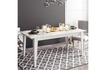 Ruokapöytä Chrostopher 180 cm - Valkoinen - Huonekalut - Pöytä & ruokailuryhmä - Ruokapöydät & keittiön pöydät